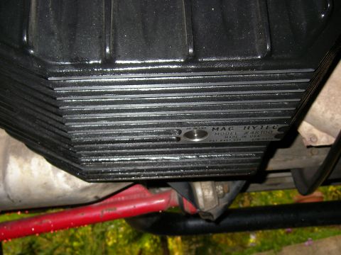 1990 Ford Bronco - Mag Hytec E4OD 23 Quart Transmission Pan w/Amsoil ATF