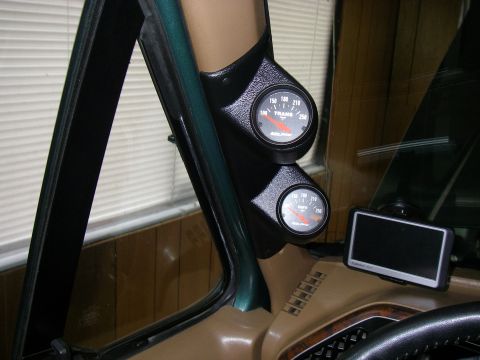 1990 Ford Bronco - Autometer Z-Series Transmission & Differential Temperature Gauges