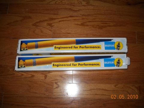 2007 Ford Mustang - Two new Bilstein shock absorbers are shown in their original packaging.