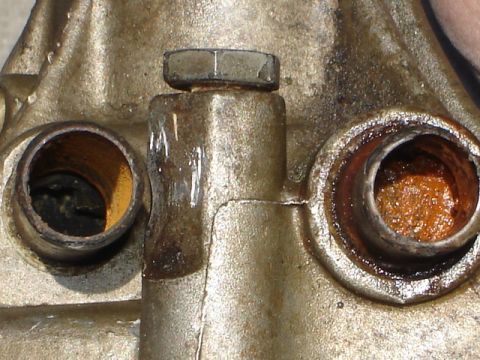 1992 Ford Bronco - Water Pump Outlet Blocked by Rust