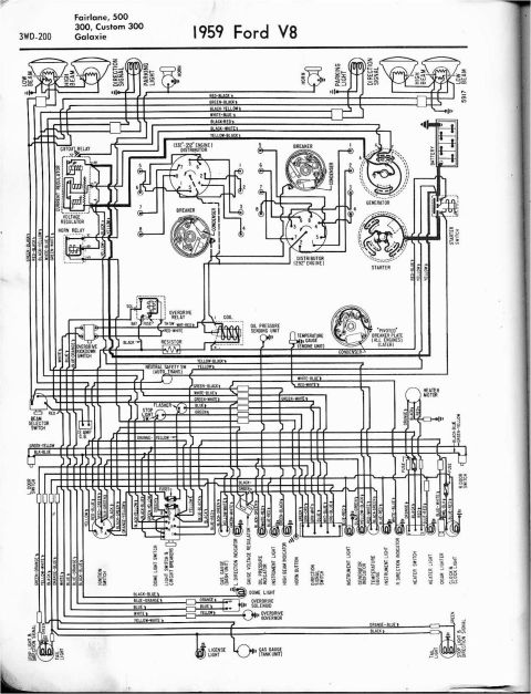 1972 Ford Ranchero - 1959 Ford Wiring