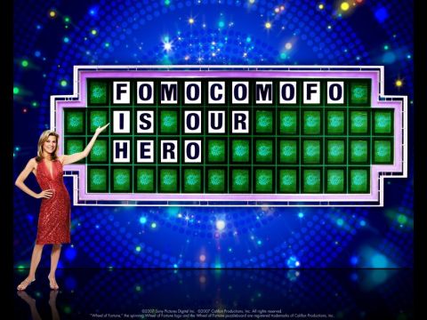 1971 Ford Ranchero - A contestant on Wheel of Fortune points to the puzzle board which reads "FOMO COMOFO IS OUR HERO".