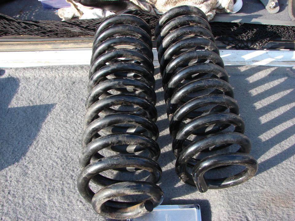two black coil springs