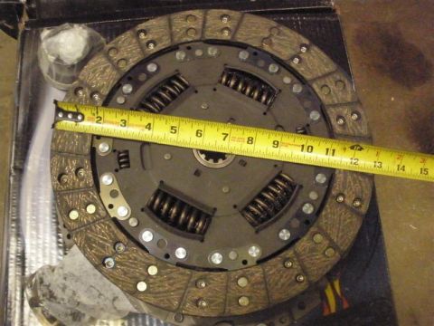 1994 Ford F-350 - 13" clutch disk from South Bend Clutch