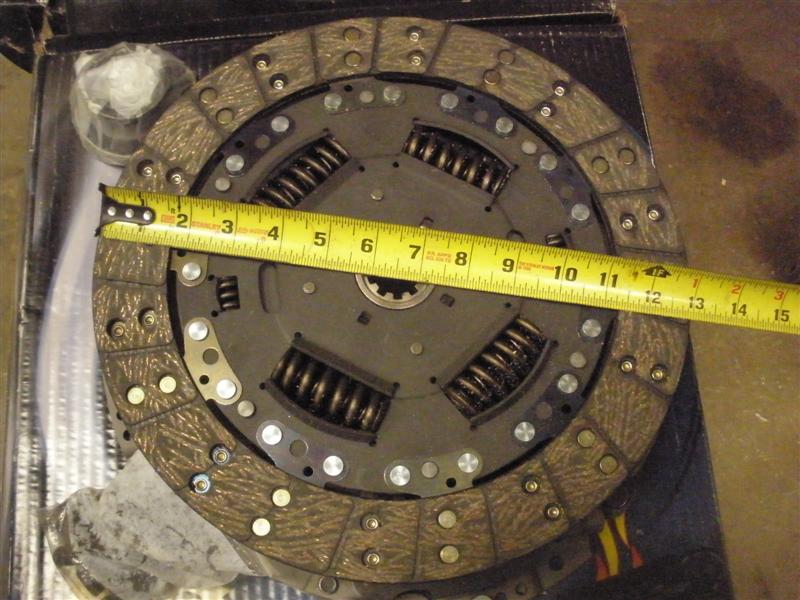 13" clutch disk from South Bend Clutch