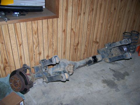 2001 Dodge 1500 - This is a rear axle assembly, not a complete vehicle. It appears to be a spare part.