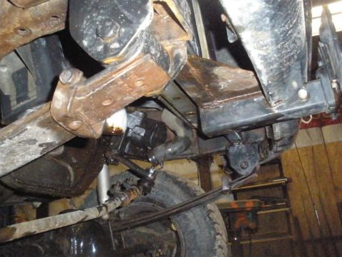 1994 Ford F-350 - Front spring hangers, boxed frame and crossmember w/reciever hitch