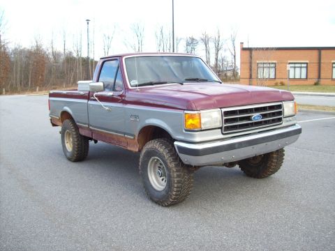 1990 Ford F-150 - Passenger front after lifitng front only