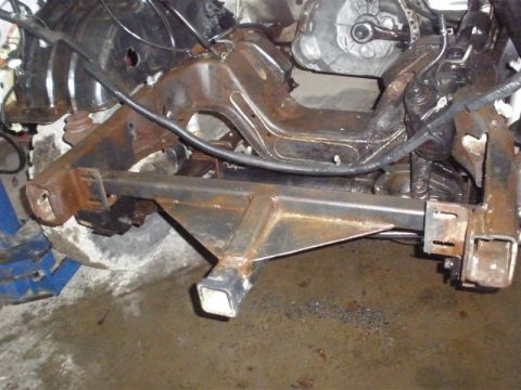 1994 Ford F-350 - Another picture with the core support and bumper removed.