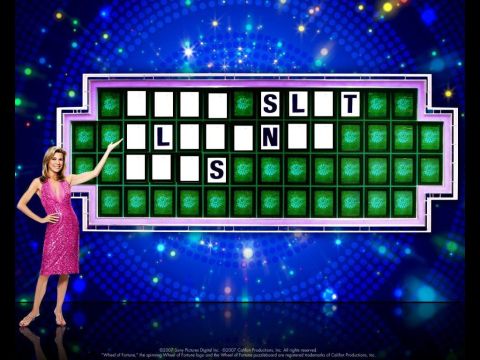 1971 Ford Ranchero - A game show host stands next to a puzzle board on the Wheel of Fortune.