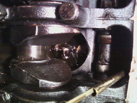 1980 Ford Bronco - Here's the mangled remains of #5. Snapped the piston rod.