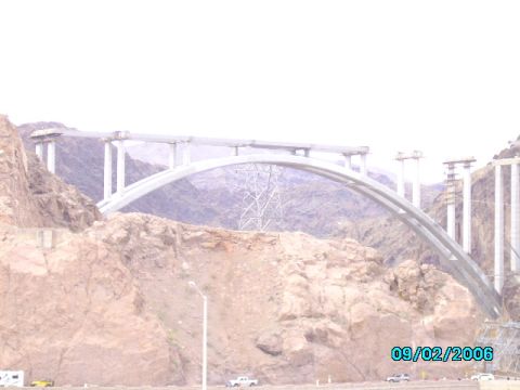 1978 Ford Bronco - A bridge is under construction with mountains in the background and a date stamp of 09/02/2006.