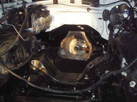 1994 Ford F-350 - Tranny reinstalled and ready for the Cummins