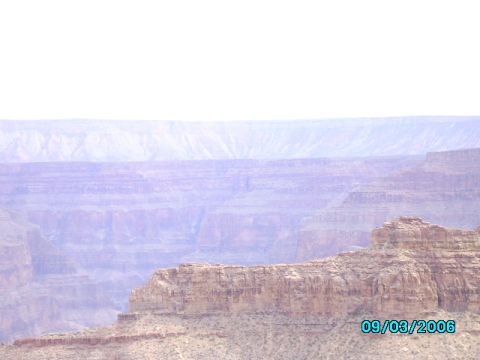 1978 Ford Bronco - Layered rock formations in the Grand Canyon, photographed on September 3, 2006.