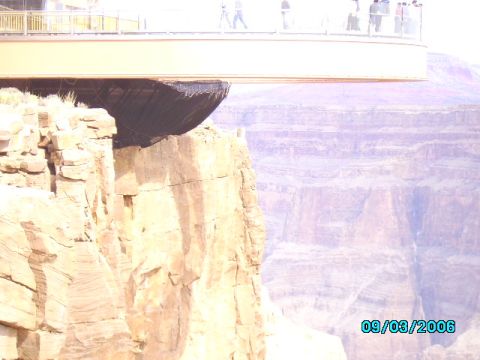 1978 Ford Bronco - A view of the Grand Canyon from a skywalk, with a date stamp indicating it was taken on September 3, 2006.