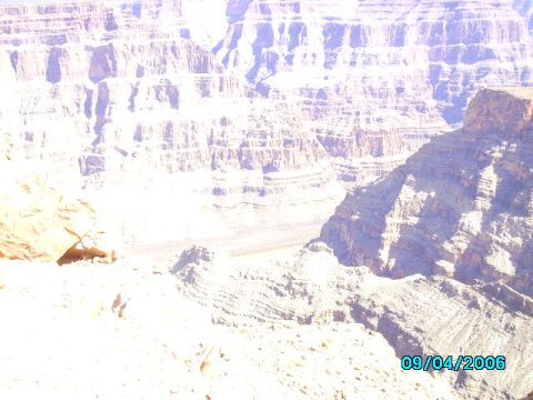 1978 Ford Bronco - A vast canyon landscape is captured with a date stamp of 09/04/2006.
