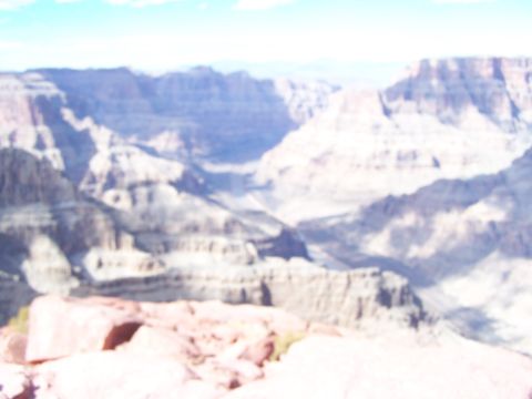 1978 Ford Bronco - Expansive view of the Grand Canyon's geological layers and vastness.