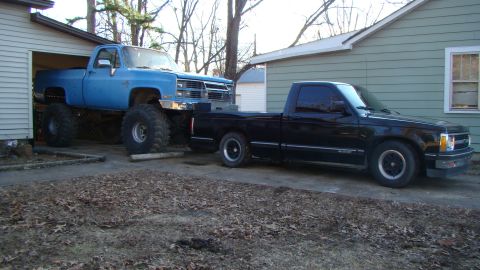 1983 Chevrolet Silverado 1500 - and this is the big blue at the house..