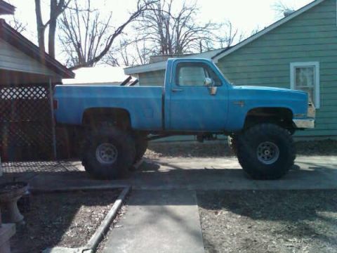 1983 Chevrolet Silverado 1500 - side view..