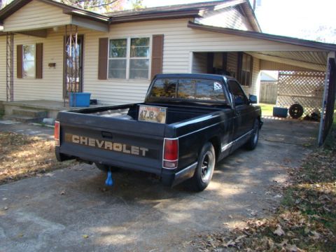 1991 Chevrolet S10 - custom plate box