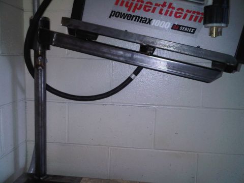 1996 Ford Bronco - Close-up of a plasma cutter, identified as a Hypertherm Powermax 1000.