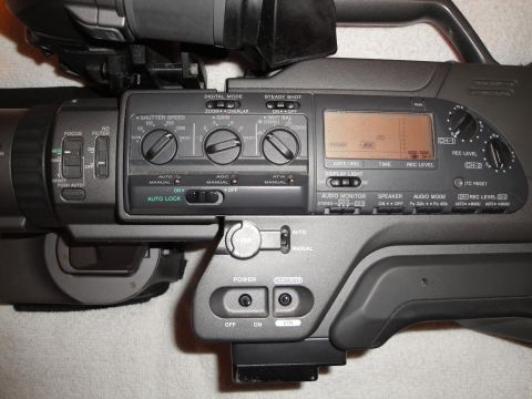 1993 Ford Taurus - Detailed view of the control panel on a video camera, showing various operational settings and indicators.