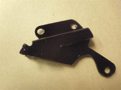 1994 Ford F-350 - Modified wastegate bracket, we cut the old one down and made it clear the AC housing.