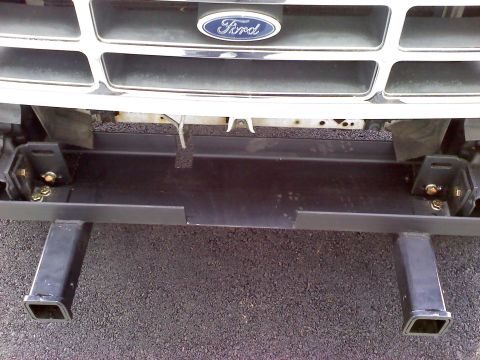 1996 Ford Bronco - winch plate top view
