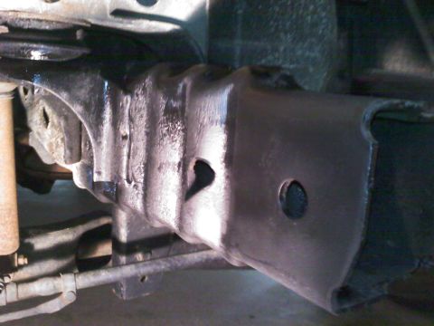 1996 Ford Bronco - winch frame clean