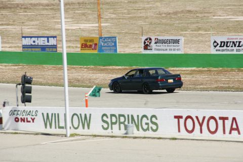 1995 Ford Taurus - 1995 Ford Taurus sedan seen on the Willow Springs race track.