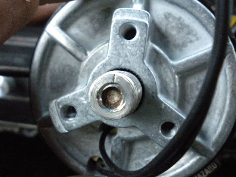1989 Ford Bronco - This is a close-up view of a steering wheel hub adapter, not a 1989 Ford Bronco.