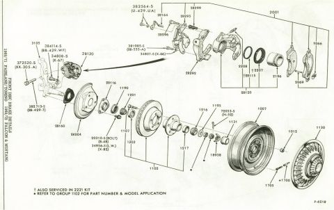 1972 Ford Ranchero - 70-71 Front Disc Brakes