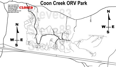 1983 Ford Bronco - The park never had a map - now, it doesn't need one.