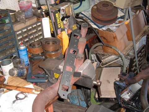1981 Ford LTD - All the tubes have been squared and hammered back into plane and alignment. It matches the flange sitting on it.
