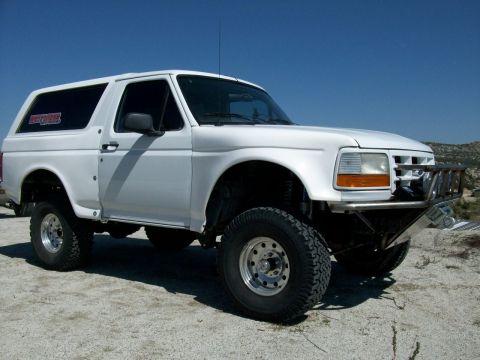 1996 Ford Bronco - This 1996 Ford Bronco features a custom front bumper and is ready for off-road adventures.