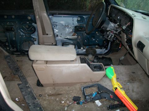 1990 Ford Explorer - Steering column, center consule