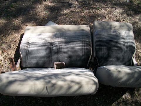 1990 Ford Explorer - Rear seat top view