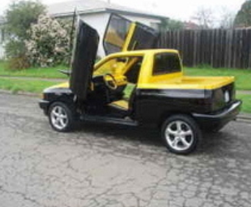 1972 Ford Ranchero - This heavily modified pickup truck does not resemble a 1972 Ford Ranchero.