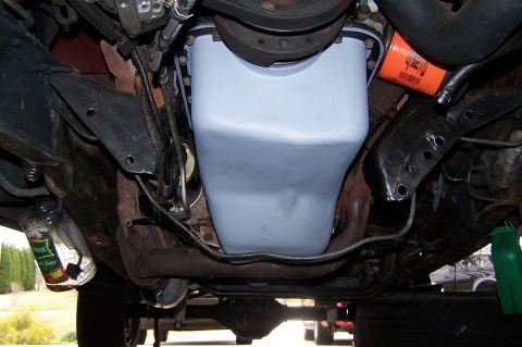 1990 Ford Bronco - New oil pan gasket installed