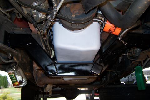 1990 Ford Bronco - New engine crossmember installed