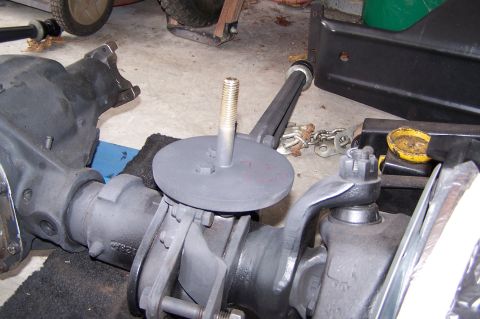 1990 Ford Bronco - New 1/2" plate for mounting TTB Springs, still need to install the 90 TTB spring/swaybar mount on plate.