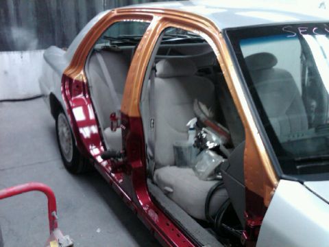 1999 Ford Crown Victoria - door jamb cut in