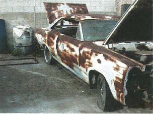 1967 Mercury Cyclone - This is the little cream-puff sitting in the San Diego area before I bought it.