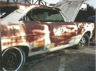 1967 Mercury Cyclone - Very little actual body damage, just LOTS or surface rust.