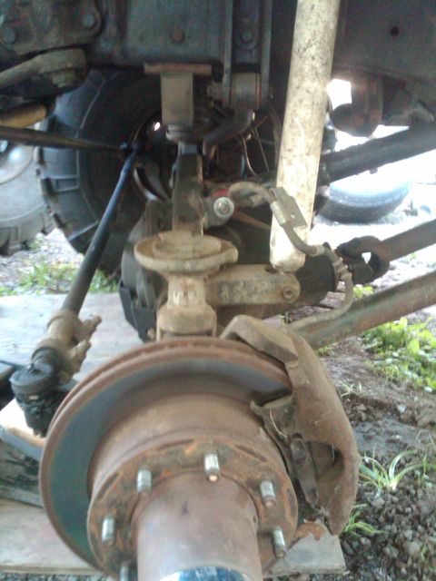 1978 Ford Bronco - track bar bracket needs to move forward.