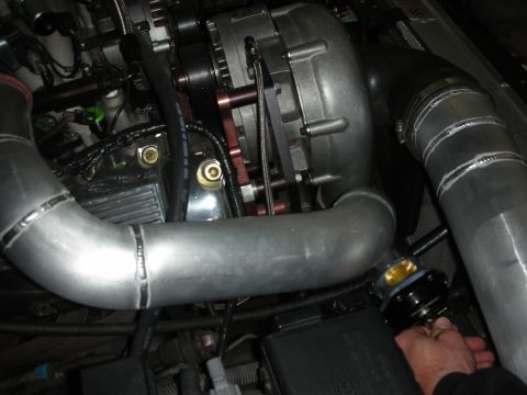 1992 Ford Crown Victoria - Engine bay modifications including a supercharger and custom intercooler piping are visible.