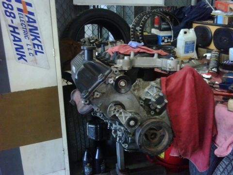 2005 Ford Crown Victoria - engine build at shop when not working on customer cars