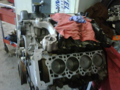 2005 Ford Crown Victoria - before cylinder cleaning