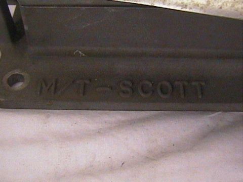 1972 Ford Ranchero - Metal part with M/T-SCOTT branding visible.