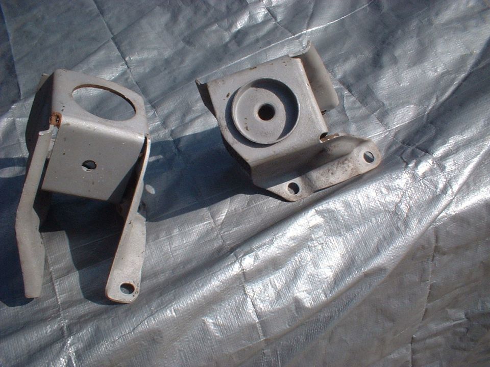 Rear spring front hangers.